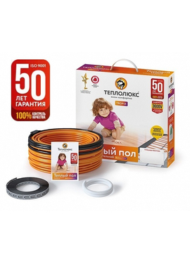 4elementsCablu de incalzire "Teplolux" Tropix TLBЭ 40,5 m / 800 W (pana la 5,3 mp)