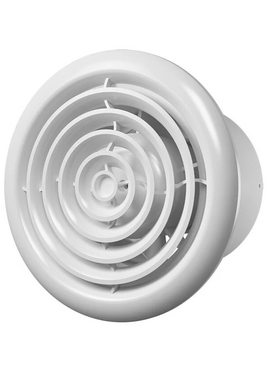 Осевой вытяжной потолочный вентилятор Auramax RF 4 D100 White