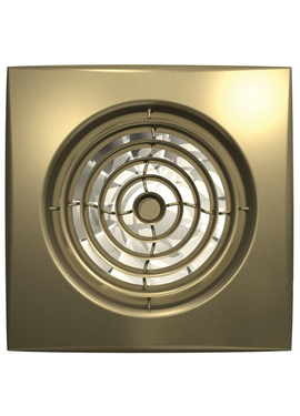 Дизайнерский вытяжной вентилятор с обратным клапаном DICITI AURA 4C D100 Champagne