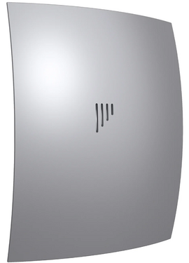 Дизайнерский вытяжной вентилятор с обратным клапаном Diciti BREEZE 4C D100 Gray Metal