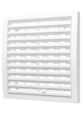 4elementsGrila ventilatie exterioara ASA-plastic reglabila Era 15x15 White