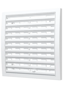 4elementsGrila ventilatie exterioara ASA-plastic reglabila Era 20x30 White
