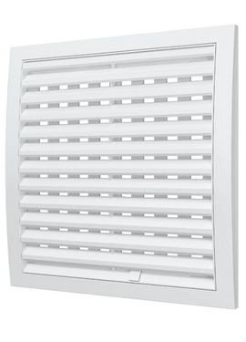 4elementsGrila ventilatie exterioara ASA-plastic reglabila Era 25x25 White