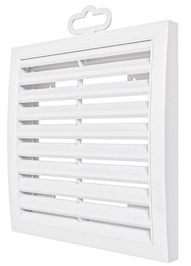 4elementsGrila pentru ventilatie exterioara ASA-plastic Era 15o15 White