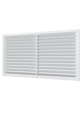 Вытяжная вентиляционная решетка с сеткой Mistral 11x22 White