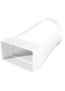 Соединиель эксцентриковый плоского воздуховода с круглым Mistral 6х20 D125