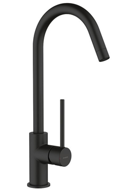 4elementsBaterie pentru bucatarie Genebre TAU Black Cold Start (gura de scurgere 350mm)