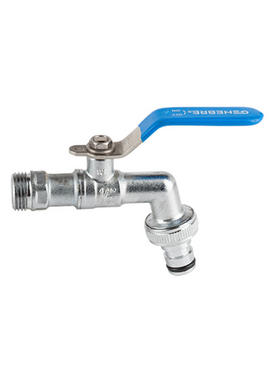 4elementsШаровой кран со штуцером "RAPIDE-GE" 1/2" x 3/4" Genebre