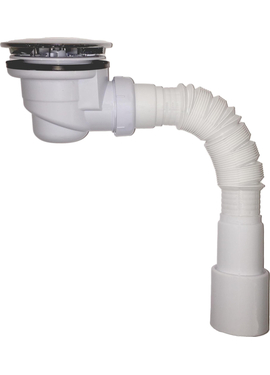 4elementsСифон для душ. поддона хром 1 1/2 под d60мм с гт 40х40/50, h67мм Aquant