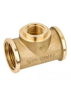 Тройник переходной 1"х 3/4" x 1'' FFF Bugatti