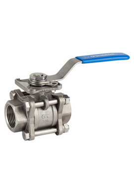 4elementsПолнопроходной шаровой кран трехсоставн. нерж 316 1''  Genebre