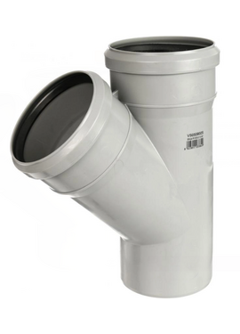 4elementsТройник 110/110 угол 45° HTEA Valsir