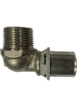 4elementsУгол пресс с наружной резьбой 20х3/4" Luxor