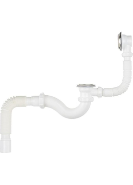 4elementsСифон для ванны с выпуском и переливом с гт 40х40/50, Aquant