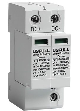 4elementsDescarcator automatic SPD 2P 40kA 1000V DC NOMINAL USFULL