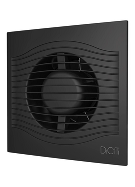 4elementsVentilator evacuare design cu supapa Diciti SLIM 4C D100 Matt Black