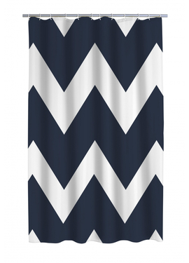 4elementsШтора для душа текстильная Pico синяя 180x200 мм Ridder