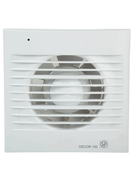 Осевой вытяжной вентилятор с обратным клапаном Soler Palau DECOR 100C D100 White