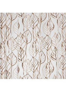 4elementsPerdea de duș vinil Leaves maro 180x200 mm Ridder