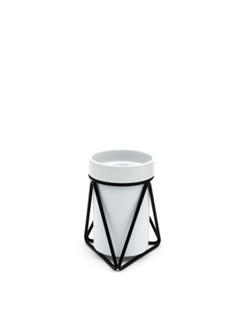 4elementsPahar Mila, alb-negru, ceramică/ABS Ridder
