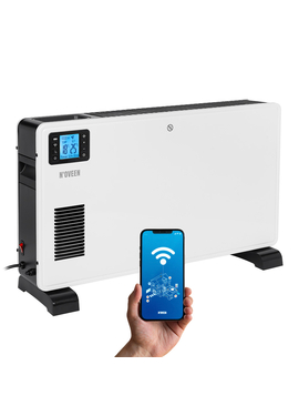 4elementsConvector cu cronometru CH8000 LCD Smart White Noveen