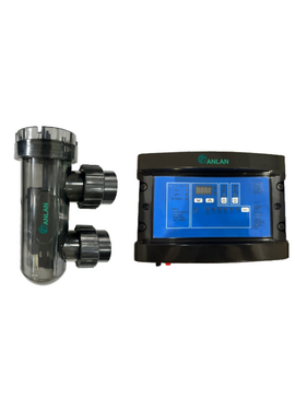 4elementsClorinator cu sare 15CL 15G cu 5 placi din titan Kubber