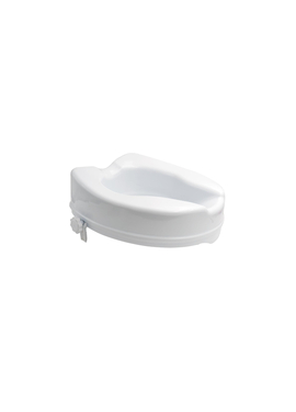 4elementsScaun de toaletă fără capac Sam 10 cm alb polipropilenă
