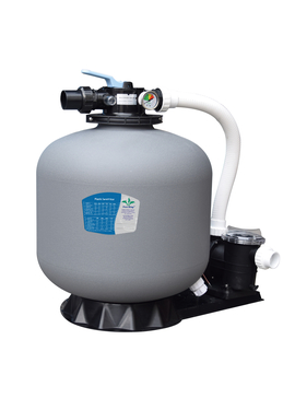 4elementsFiltru cu nisip pentru piscina KUBBER EPW450; 8 m2/h, cu vana superioara 1,5"/50mm, cu colier  