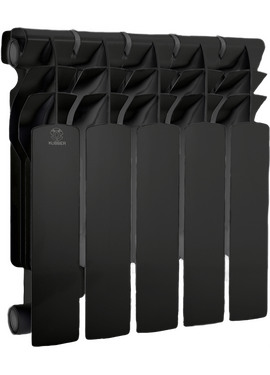 4elementsRadiator bimetal KUBBER KUB-350B/100 Black