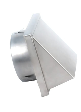 Выход стенной из нерж.стали с обратным клапаном SS304 д.100 Promistral