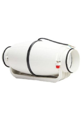 Вентилятор осевой канальный д.100 ультратихий 220В, 40Вт, 310м3/ч, 2 скор. Promistral