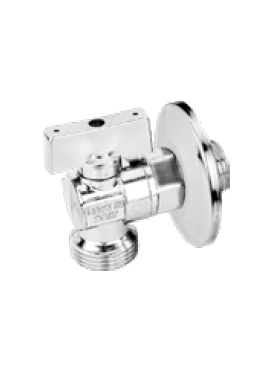 4elementsRobinet unghiular pentru mașina de spălat 1/2" x 3/4" Bugatti