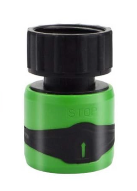 Соединитель быстросъемный для шланга 3/4" F с клапаном TPR KUBBER /Bar Cod(2009010007021)