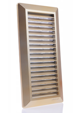 4elementsGrila pentru ventilatie cu plasa Hardi 02303 11o27 Gold