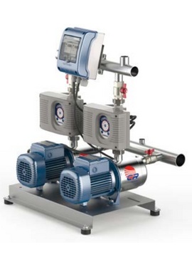 4elementsНасосная Инверторная станция из 2-х многоступенчатых насосов Pedrollo GP2W - 5CR 80 2×0,75 кВт