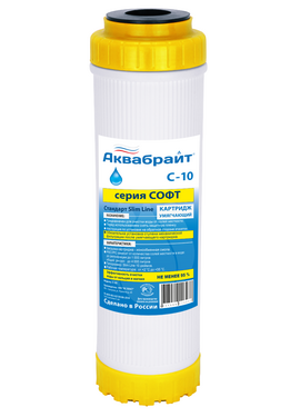 Картридж для умягчения воды 10'', Aquabright