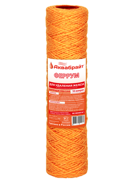 4elementsКартридж полипропилен нить 10'' для удаления железа, Aquabright