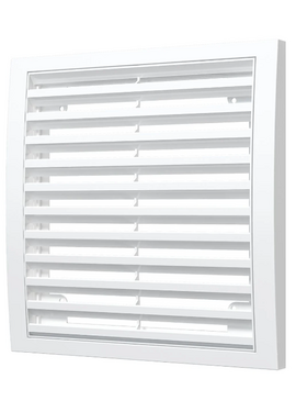 4elementsВытяжная вентиляционная решетка из АБС-пластика Mistral 20х20 White