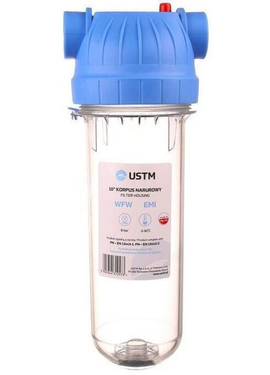 Фильтр прозрачный (колба) с быстросъемным соединением EMI 1/4'' USTM