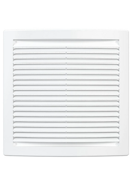 4elementsВытяжная вентиляционная решетка из АБС-пластика Mistral 15х15 White