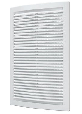 4elementsВытяжная вентиляционная решетка из АБС-пластика Mistral 15х20 White