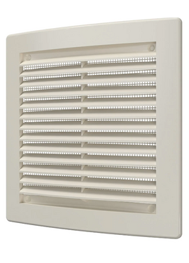Вытяжная вентиляционная решетка из АБС-пластика Mistral 15х15 Ivory