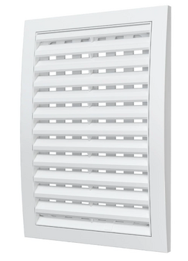 4elementsРегулируемая вытяжная вентиляционная решетка Mistral 18x25 White
