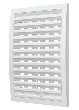 4elementsРегулируемая вытяжная вентиляционная решетка Mistral 20х30 White