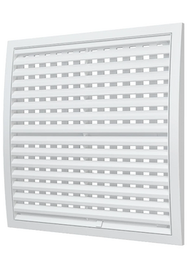 4elementsРегулируемая вытяжная вентиляционная решетка Mistral 35х35 White