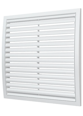 Вытяжная вентиляционная решетка из АБС-пластика Mistral 35х35 White