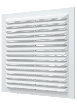 4elementsВытяжная вентиляционная решетка с сеткой Mistral 13x13 White