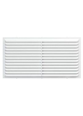 Вытяжная вентиляционная решетка из АБС-пластика Mistral 11x22 White