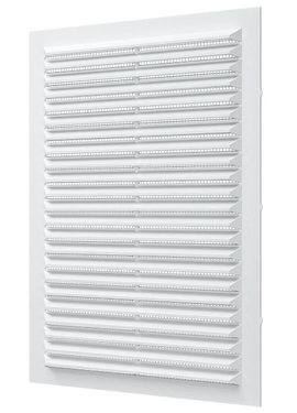 4elementsВытяжная вентиляционная решетка с сеткой из АБС-пластика Mistral 17х24 White