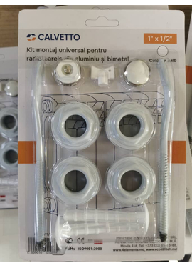 Комплект белых футорок 1" x 1/2" CALVETTO